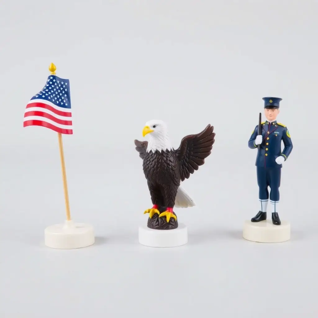 Patriotic Figurine Set